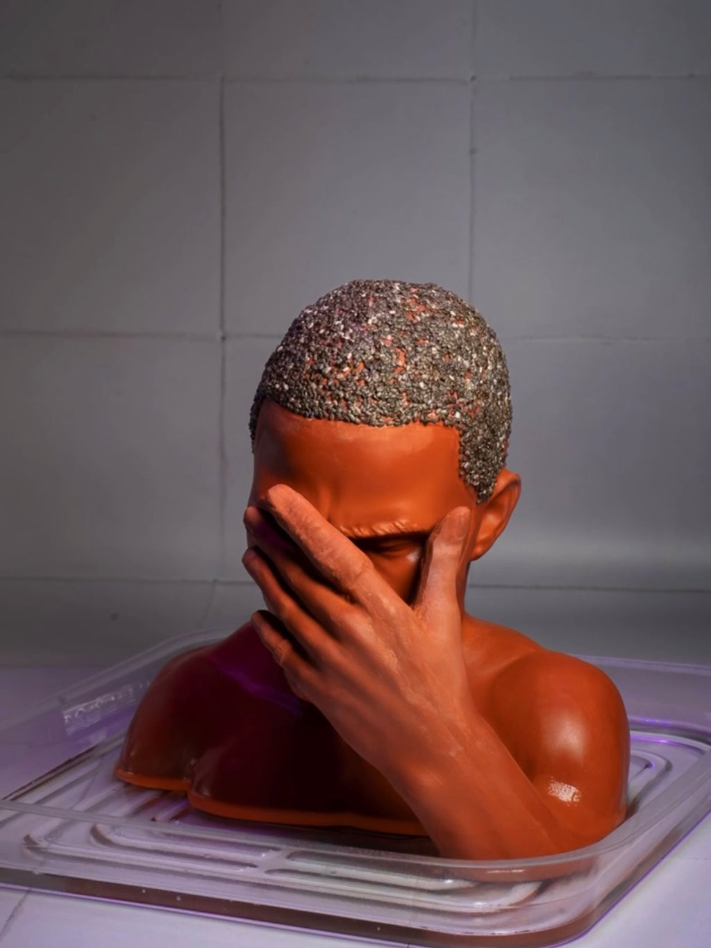 "Blond" Chia Planter